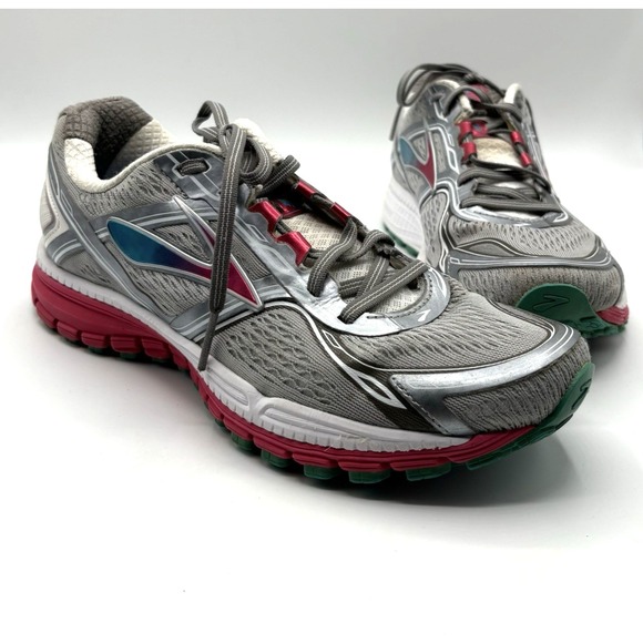 Brooks Shoes - BROOKS‎ Ghost 8 Sneaker Women's Size 9.5 Gray Pink Running Training Shoe